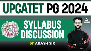 UPCATET PG Syllabus 2024  Detailed Discussion of UPCATET PG Syllabus [upl. by Mirabel]