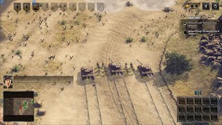 Sudden strike 4  Axis Campaign Battle of Kasserine Pass on challenge mode [upl. by Chobot601]