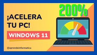 🟡Como MEJORAR el RENDIMIENTO de mi pc WINDOWS 11 🚀 SIN PROGRAMAS [upl. by Alocin64]