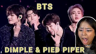 BTS  Dimple  Pied Piper Live  New KPop Fan FIRST TIME reaction [upl. by Scharf184]