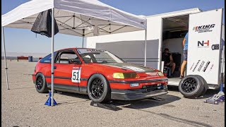 Buttonwillow 13cw B18 CRX No Aero 1521 [upl. by Kazim973]