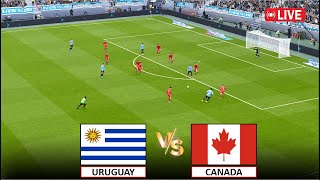 🔴LIVE  CANADA vs URUGUAY I COPA AMERICA 2024 I eFOOTBAL PES 21 GAMEPLAY SIMULATION [upl. by Teak]