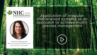 Application of irregular shelterwood systems as an approach to achieve multispecies management [upl. by Alekehs]