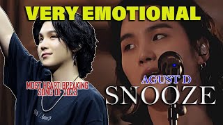 FIRST TIME REACTING TO BTS 방탄소년단 Agust D Ft Ryuichi Sakamoto amp WOOSUNG Snooze MV [upl. by Anihsak373]