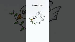 Draw 3 to Pigeon Dove Bird easy drawing step by step for kids kids pigeon dove easydrawing [upl. by Araas]