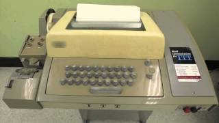 Teletype Sound [upl. by Cindelyn370]