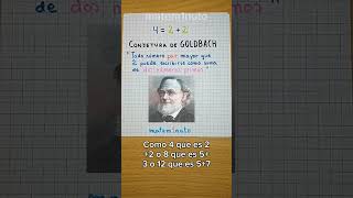 La conjetura de Goldbach [upl. by Cammi]