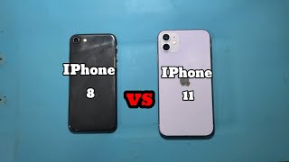 iphone 8 vs iphone 11 speed test [upl. by Elleiram]