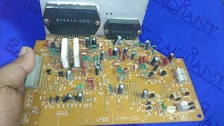 Audio amplifier STK ic [upl. by Nihhi520]