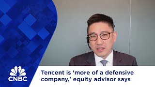 Tencent is more of a defensive company equity advisor says [upl. by Fasto68]