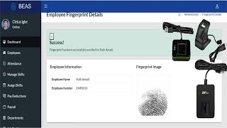 How to Implement Fingerprint Enrolment in PHP Using an API  Biometric Authentication [upl. by Nilak]