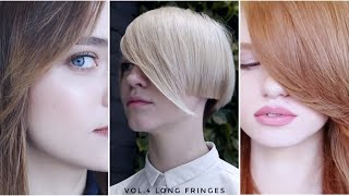 how to cut long fringe 7 different ways [upl. by Clareta719]