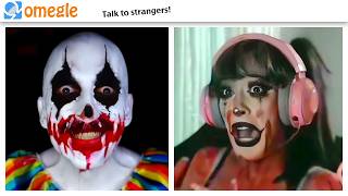 Omegle But IM A CREEPY CLOWN [upl. by Htidirrem]