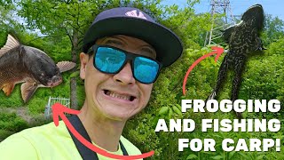 Fishing and frogging in the Eastchester Mt Vernon and New Rochelle area  all in one day [upl. by Reiter]