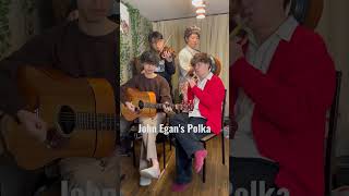 John Egans Polka【Patricksパトリックス】 ケルト音楽 アイリッシュ音楽 tinwhistle fiddle bodhran irish アイリッシュ [upl. by Radburn]