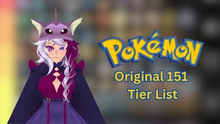 ORIGINAL 151 Pokemon Tier List [upl. by Bob343]