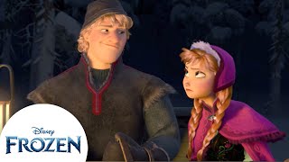 Anna and Kristoff Journey Up The North Mountain  Frozen [upl. by Casaleggio]