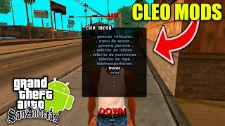 COMO INSTALAR EL CLEO MODS PARA GTA SAN ANDREAS ANDROID 2024  Menu Cleo Mod Para GTA SA Android [upl. by Ahsieat921]