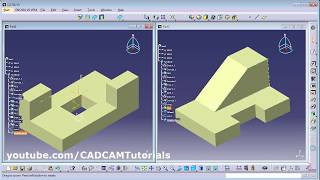 CATIA Surface Design Exercises for Beginners  1  CATIA Surface Design Examples [upl. by Ellienad]