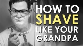 How to Shave with a Safety Razor  AoM Instructional [upl. by Nyrol]