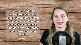 Life Changing Scripture 52  Hebrews 116 KJV [upl. by Nitsirk]