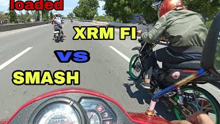 XRM 125 FI vs SMASH 115  1436 vs 1434 lugi sa duluhan  apyot motovlog [upl. by Nowahs]