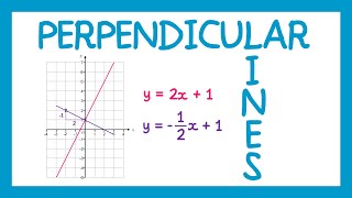 Perpendicular Lines  GCSE Higher Maths [upl. by Pius997]