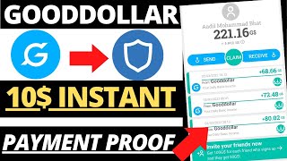 10 instant GoodDollar withdraw  Gs tokens withdraw  instant [upl. by Plato942]