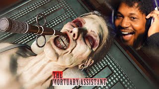 the MOST DISRESPECTFUL jumpscares The Mortuary Assistant [upl. by Perkin]