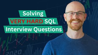 Solving VERY HARD SQL Interview Questions on Analyst Builder [upl. by Marigolde]