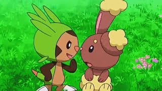 Chespin amp Buneary AMV  La Da Dee request [upl. by Refeinnej]