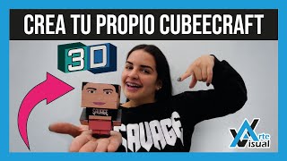 COMO HACER TU PROPIO MUÑECO DE PAPEL ✅ CUBEECRAFT [upl. by Clemente]