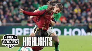 Ireland vs Belgium International Friendly Highlights  Fox Soccer [upl. by Cherye132]