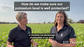 YCC Update  Potassium Levels with Agronomists Annie Desrosiers  Marie LandryBlais [upl. by Selia446]