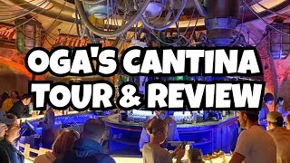 Ogas Cantina at Disneys Hollywood Studios Tour amp Review  Star Wars Drinks amp Atmosphere [upl. by Savinirs]