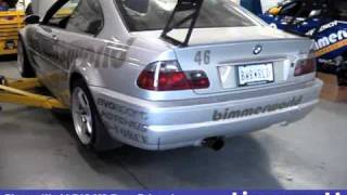 BimmerWorld E46 M3 Race Exhaust [upl. by Asirehc]