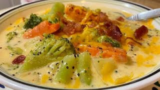 Amazing Broccoli amp Potato Cheese Soup  How To Make [upl. by Wayland]