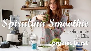 Organic Burst Spirulina Smoothie with Deliciously Ella [upl. by Shore774]