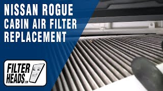 How to Replace Cabin Air Filter 2021 Nissa Rogue S  AQ1290 [upl. by Blank]