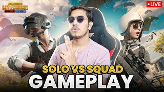 SOLO VS SQUAD GAMEPLAY  PUBG LITE LIVE STREAM🔴 GoDTusharOP is live [upl. by Ellennod]