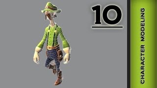 Autodesk Maya 2013 Tutorial  Character Modeling  Hair Straps Part 10 [upl. by Iphagenia]