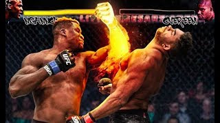 Alistair Overeem VS Francis Ngannou Insane Knockout UFC 218  HD [upl. by Reider]