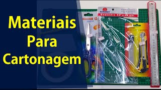 Materiais Para Cartonagem  O Material Para Cartonagem Que Precisa Para Começar Sem IgualArtesanato [upl. by Hogan]