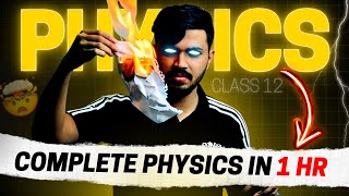 Class 12 Physics Full Syllabus Oneshot in 1 hour 😱🔥 Boards 202324 Score 7070 in Physics cbse [upl. by Filemon434]