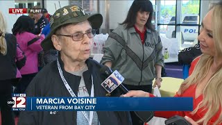 MidMichigan Honor Flight honoring 150 female veterans [upl. by Eelirem111]