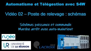 Video 02 Automatisme et Télégestion avec S4W  Poste de relevage  schémas [upl. by Ruberta]