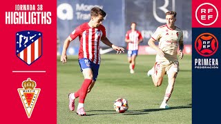 Resumen PrimeraFederación  Club Atlético de Madrid quotBquot 31 Real Murcia CF  Jornada 38 Grupo 2 [upl. by Flore897]