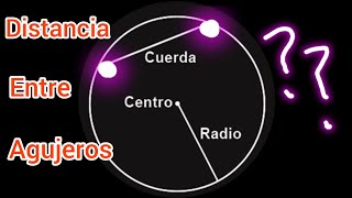 Calcular cuerda o distancia entre agujeros [upl. by Adnarom]