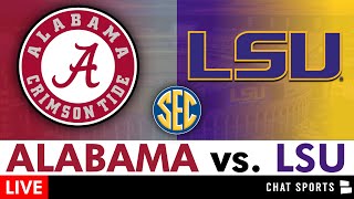 Alabama vs LSU Live Streaming Scoreboard PlayByPlay Highlights  2024 CFB Week 11  SEC Football [upl. by Aerdua593]