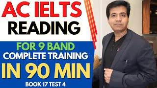 Academic IELTS Reading For 9 Band  Complete Training in 90 Minutes By Asad Yaqub [upl. by Adiuqram]